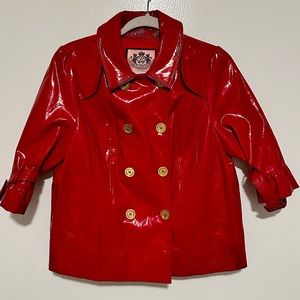 Juicy Couture Red Raincoat